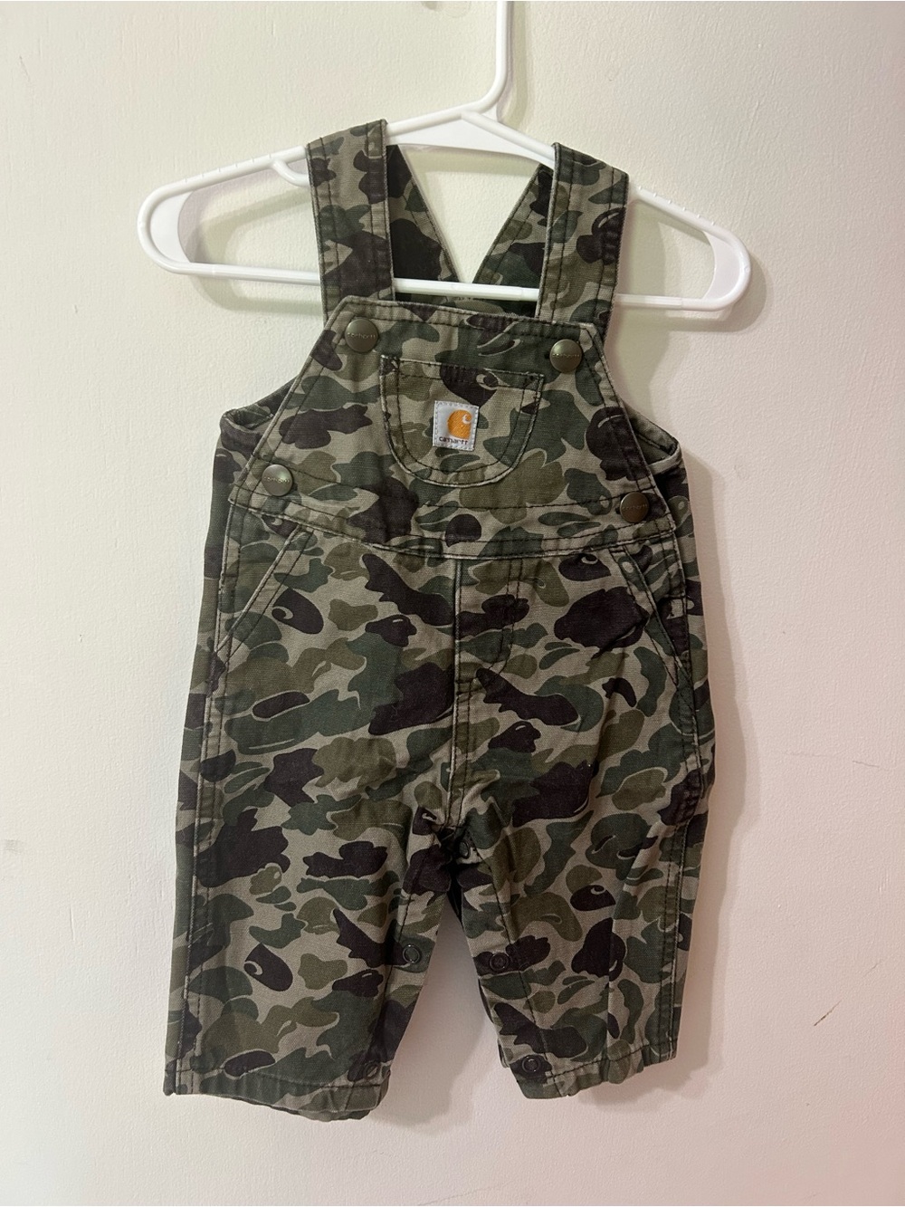 Carhartt Baby  Camo Overalls - Green Camo